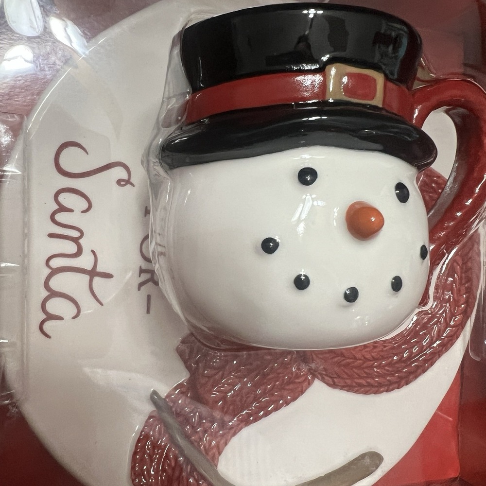 St. Nicholas Square® Yuletide 2-Pc. Snowman Cookies for Santa Set - Picture 4 of 14